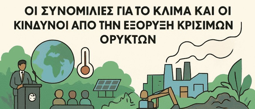 Η εξόρυξη ορυκτών στις συνομιλίες για το κλίμα.